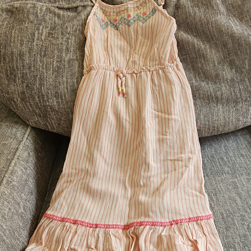 Jessica Simpson Pink Striped Casual Dress